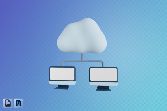 Cloud Computer Network 3D Illustration: A Powerful Tool for Modern Design Projects