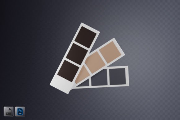 Color Palette 3D Illustration: A Design Essential for Modern Creatives