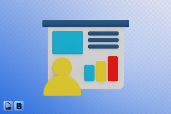 Enhancing Communication with Marketing Presentation 3D Illustration