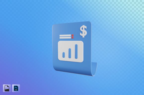 Enhancing Visual Communication with Finance Report 3D Illustration