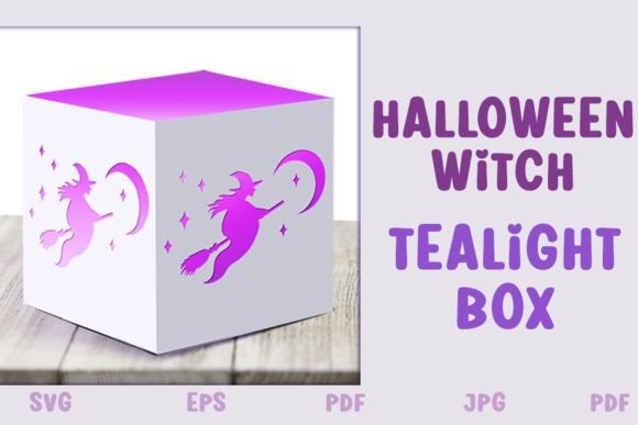 Halloween Tealight Box - SVG Cut File: A Simple Guide to Crafting Magical Candle Holders