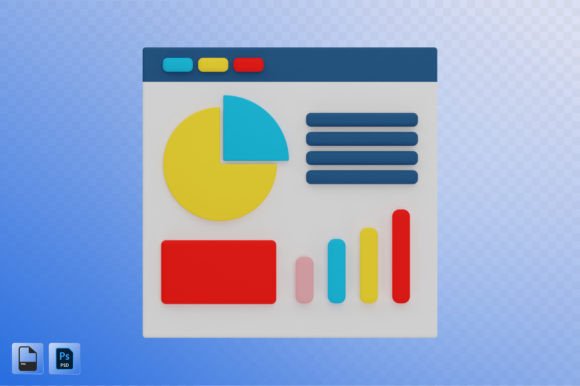Marketing Dashboard 3D Illustration: A Powerful Visual Tool for Designers and Marketers