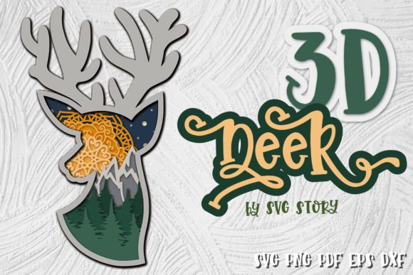 Multilayered Deer Design Woodland 3D: A Guide to Getting the Most from Your Creative Files