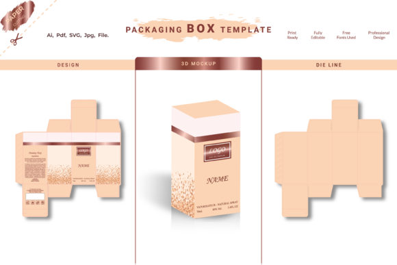 Perfume Luxury 3D Box Packaging Design: A Modern Solution for Creative Presentation