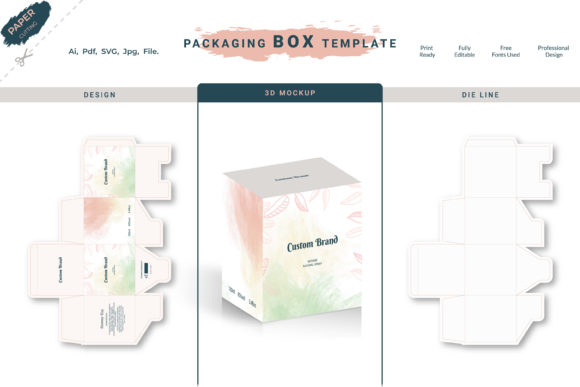 Product 3D Box Packaging Design Template: A Strategic Tool for Modern Branding and Creativity